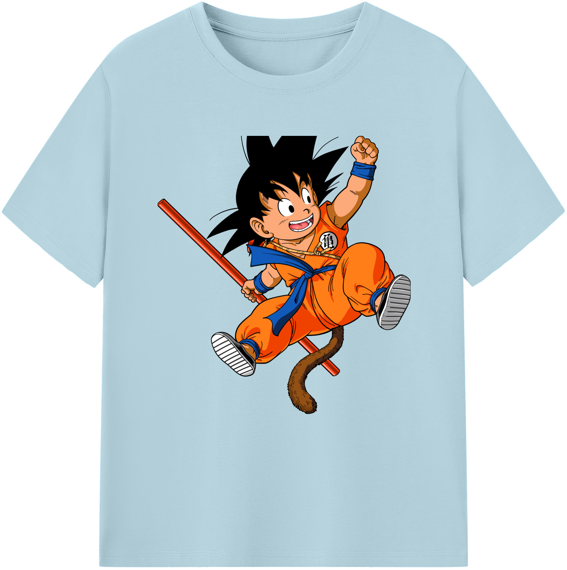 （画像用） ドラゴンボール 孫悟空（そん ごくう）Son Goku カカロット DRAGON BALL Kakarotto 綿100％半袖Tシャツ（フロントプリント）
